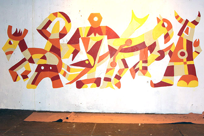 Tony Sparrow Manifest Mural Panel 6