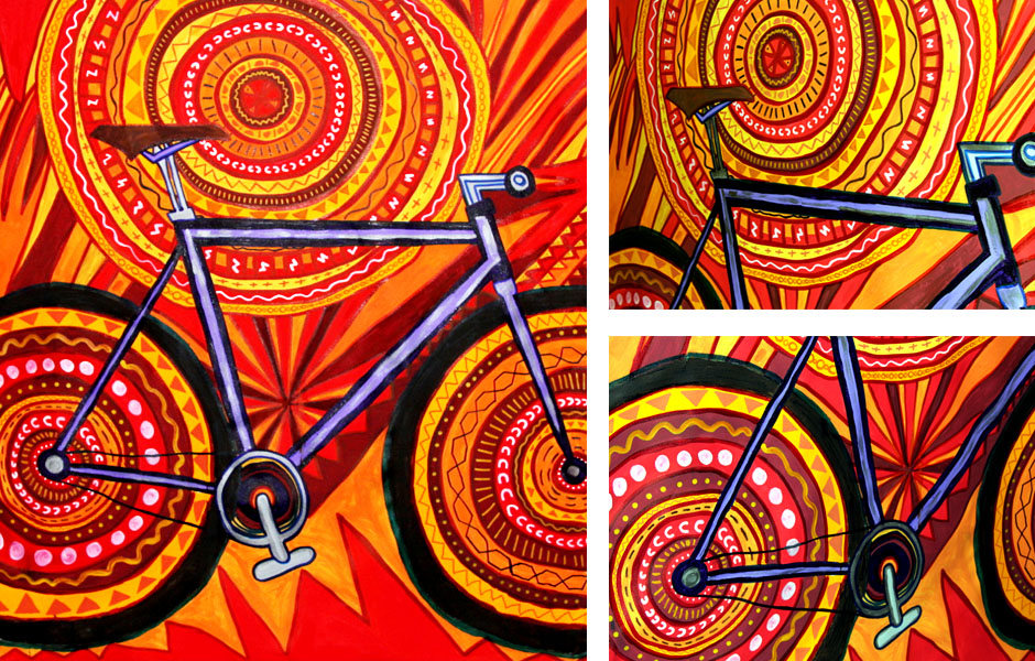 Tony Passero Painting Spin Cycle Detail